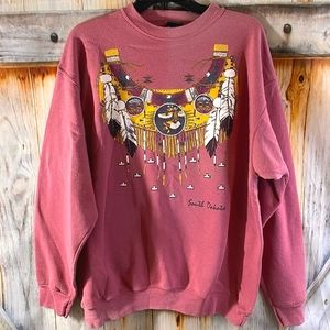 Vintage 90's Oversized Crewneck State Sweater